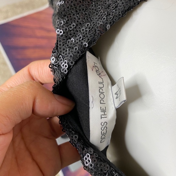 NWOT “Dress The Population” crop top - Picture 5 of 6